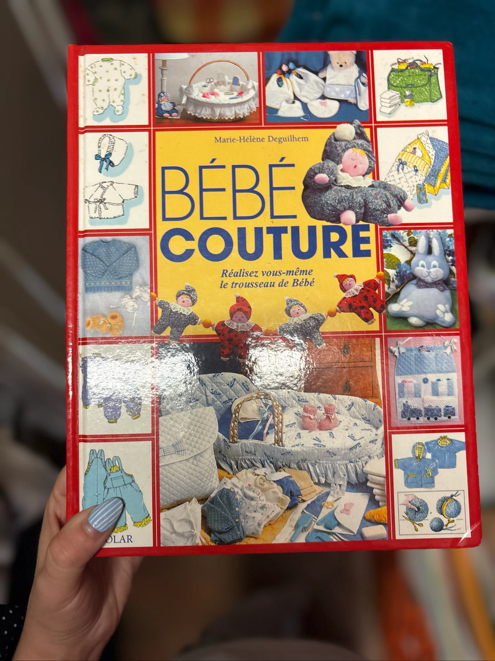 Livre bébé couture 